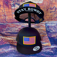 Load image into Gallery viewer, Old Glory Black Hat

